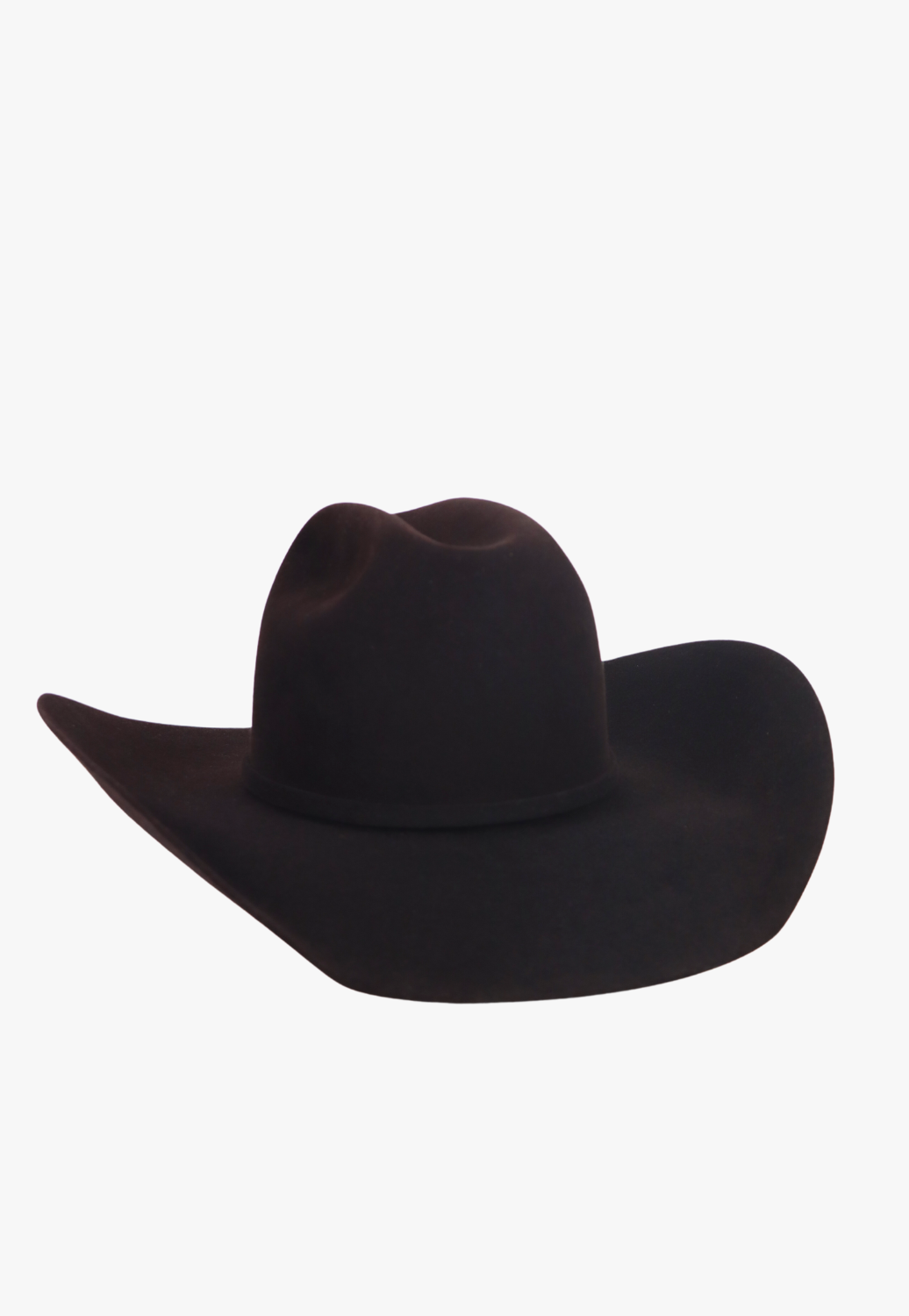 American Hat 10X Black Cherry RC Crown Hat Self Band