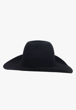 American Hat 10X Black CHL Crown Hat Self Band