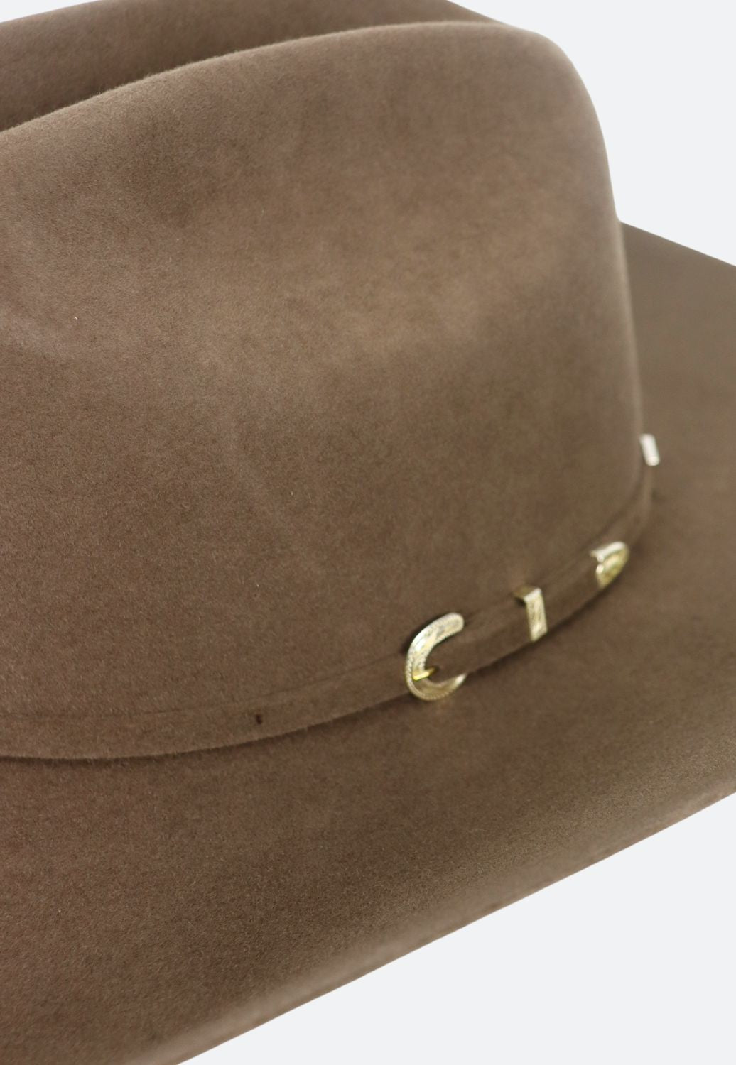 American Hat 40X Pecan RC Crown Hat Self Band