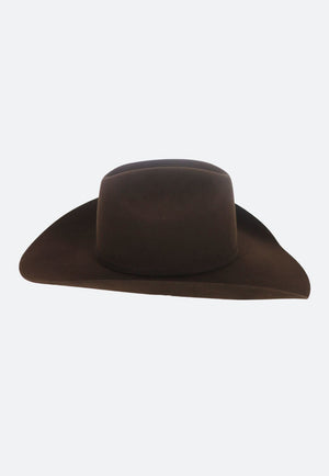 American Hat 40X Chocolate RC Crown Hat Self Band