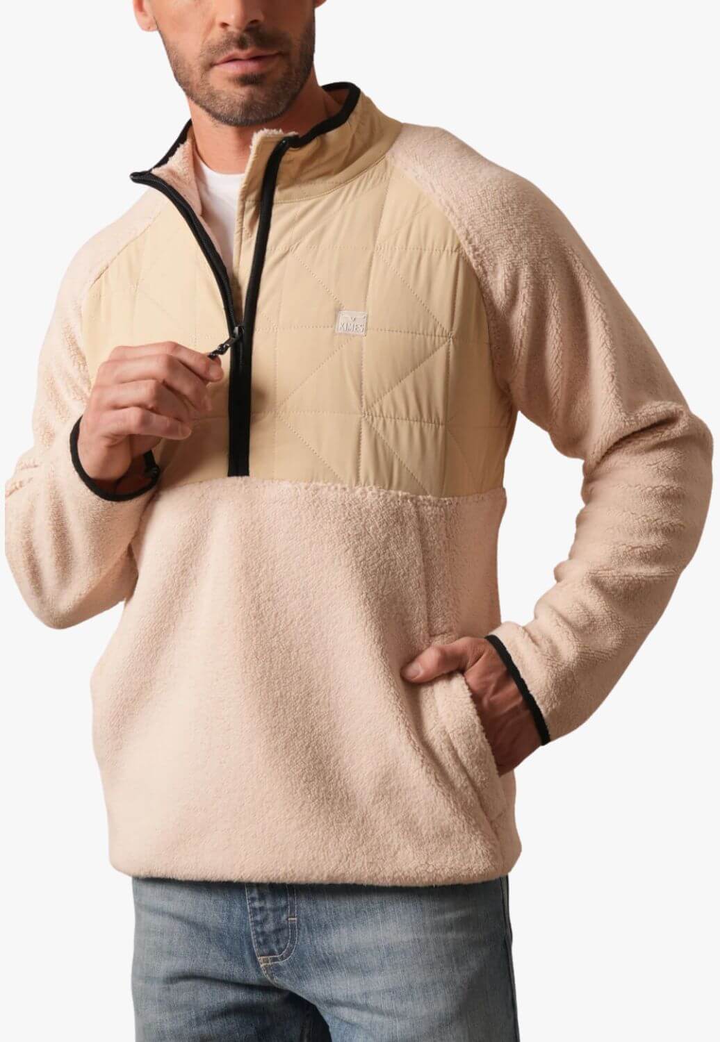 Kimes Ranch Womens Quilted Quarter Zip Pullover