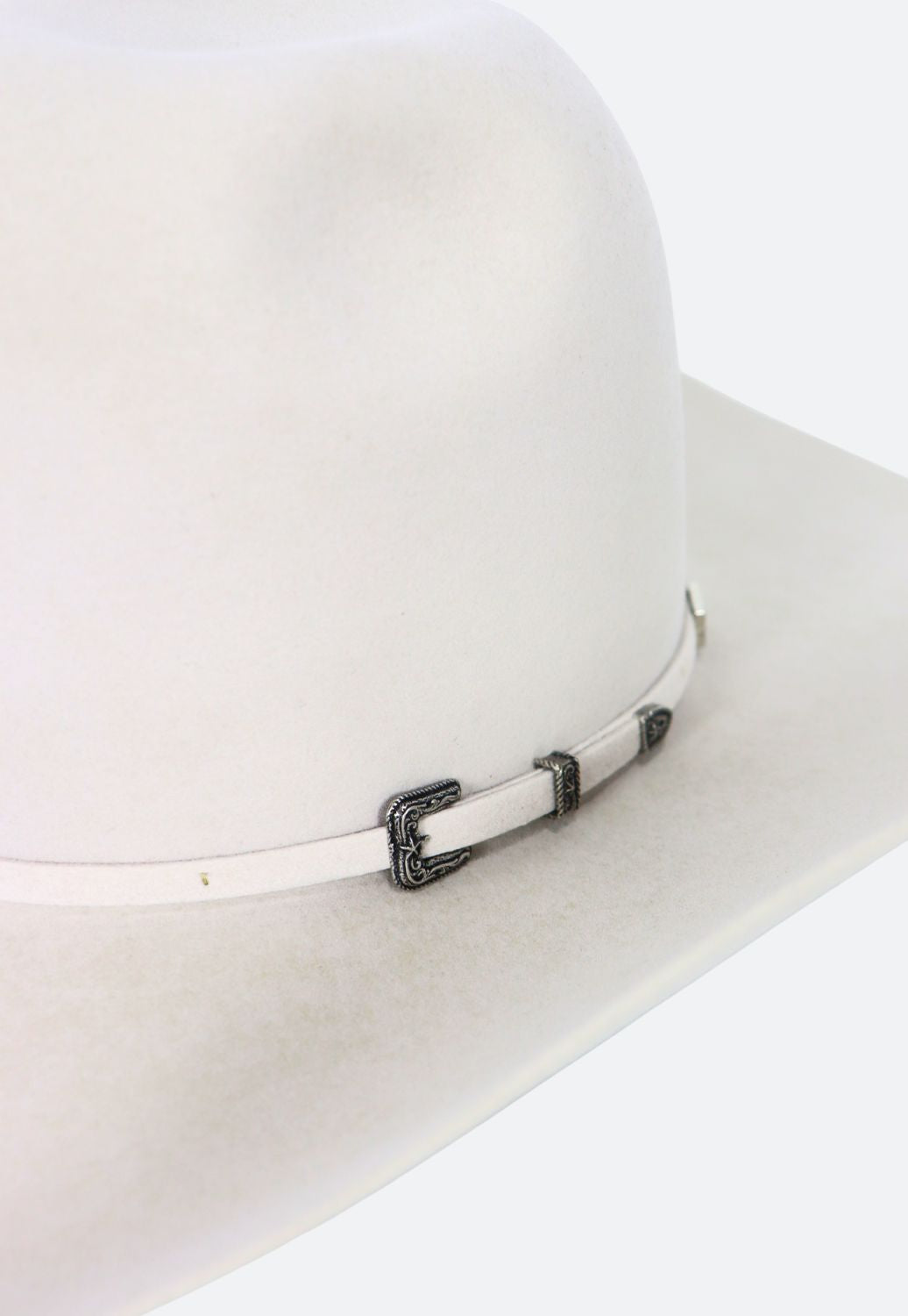 American Hat 10X Silver Sand CHL Crown Hat Self Band