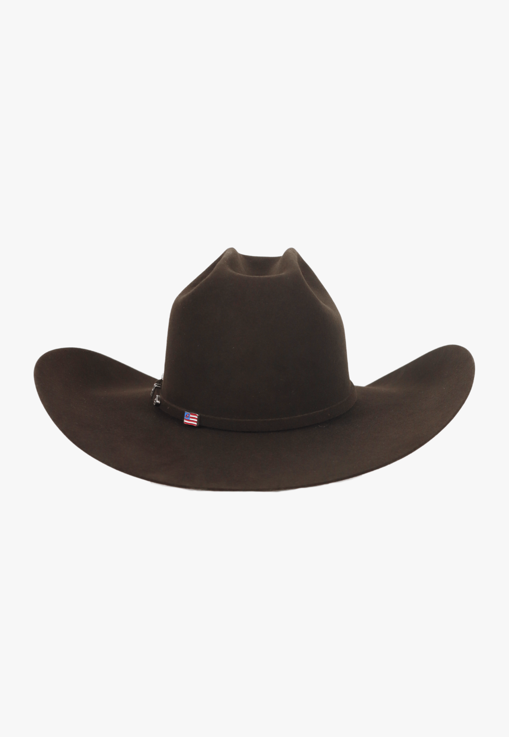 American Hat 10X Chocolate RC Crown Hat Self Band