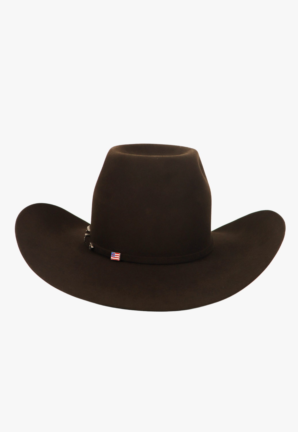 American Hat 10X Chocolate CHL Crown Hat Self Band