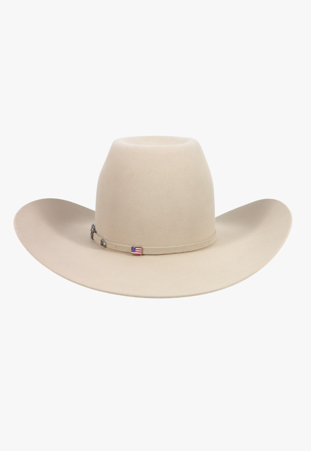 American Hat 10X Silver Belly CHL Crown Hat Self Band
