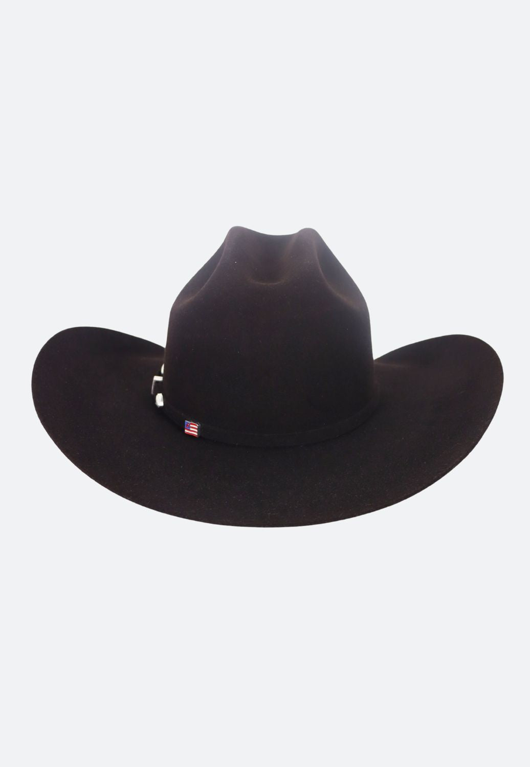 American Hat 7X Black Cherry RC Crown Hat Self Band