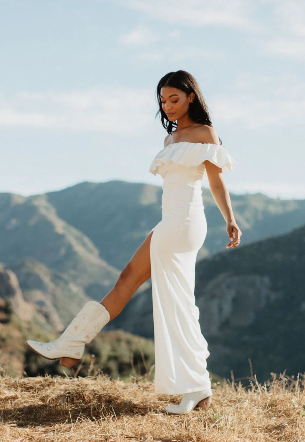 Dingo Womens Full Bloom Leather Boot