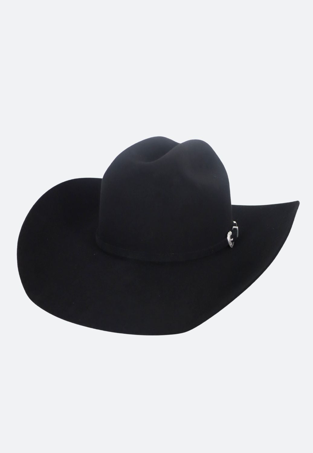 American Hat 7X Black RC Crown Hat Self Band