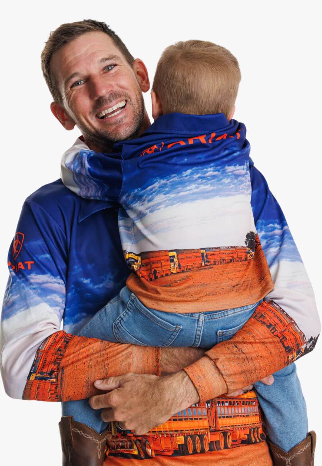 Ariat Kids Roadtrain Fishing Shirt