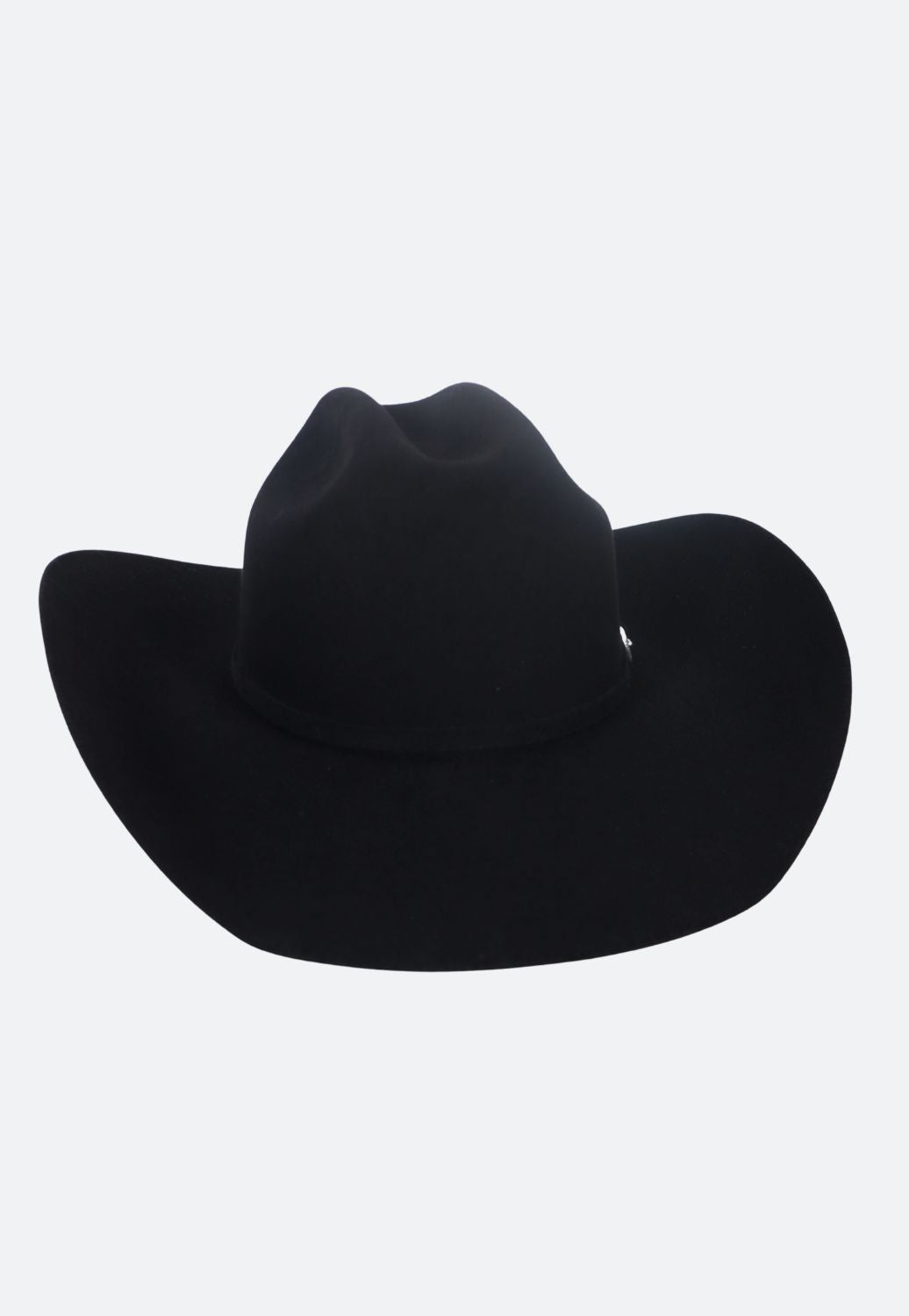 American Hat 7X Black RC Crown Hat Self Band