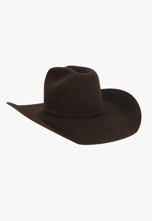 American Hat 10X Chocolate RC Crown Hat Self Band