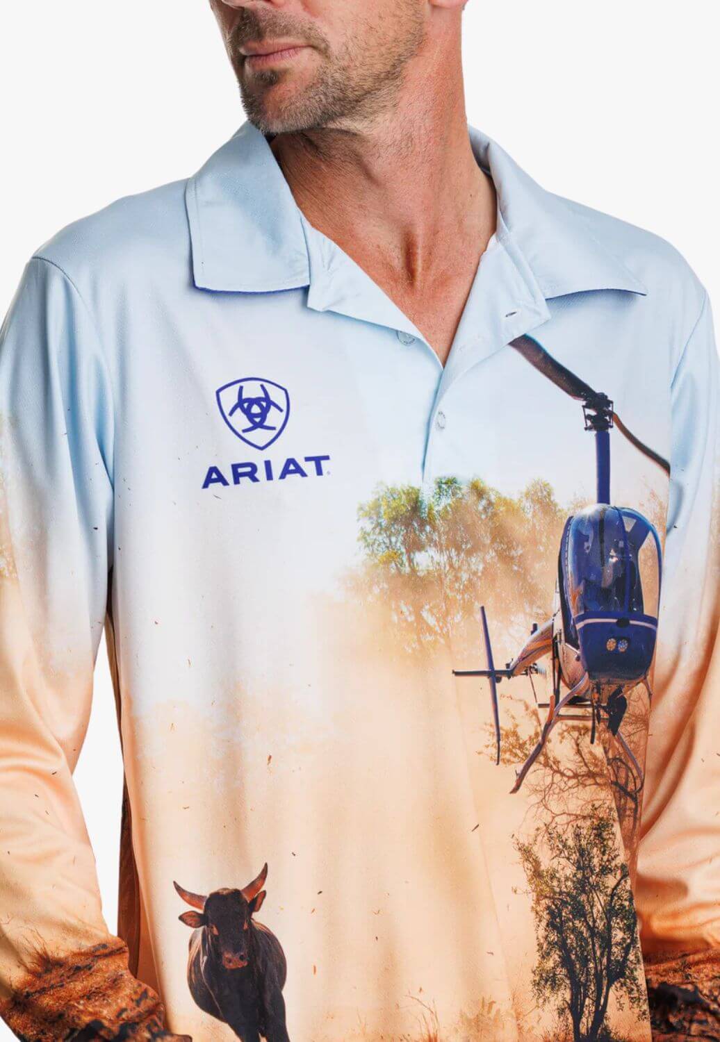 Ariat Adults Helimuster Fishing Shirt