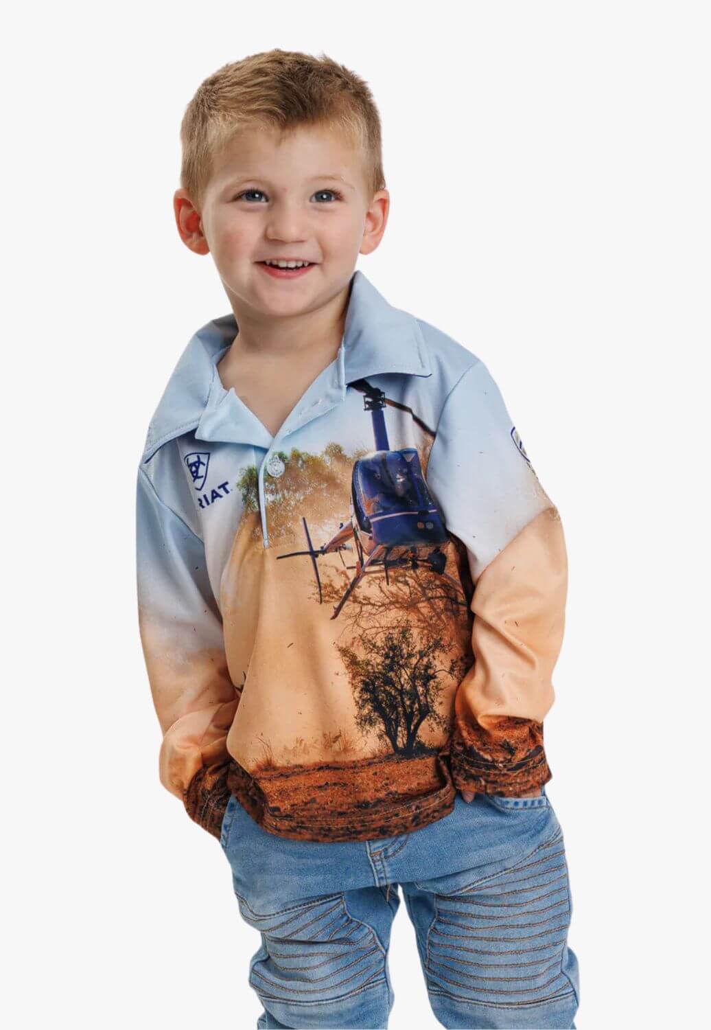 Ariat Kids Helimuster Fishing Shirt