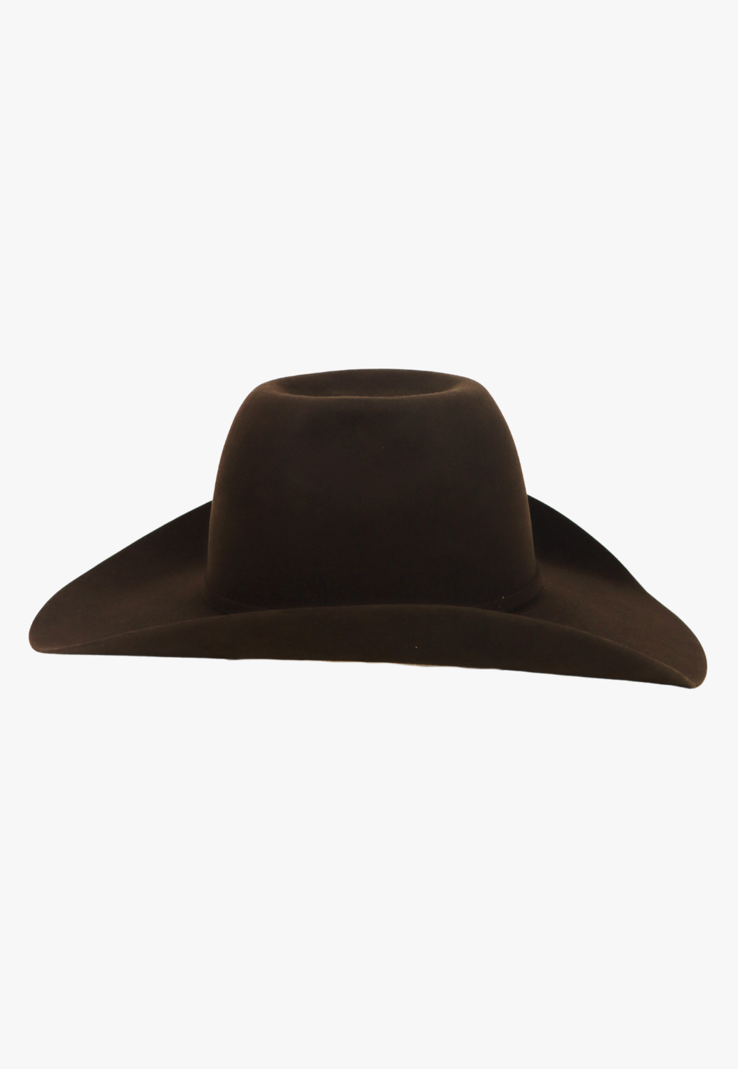 American Hat 10X Chocolate CHL Crown Hat Self Band