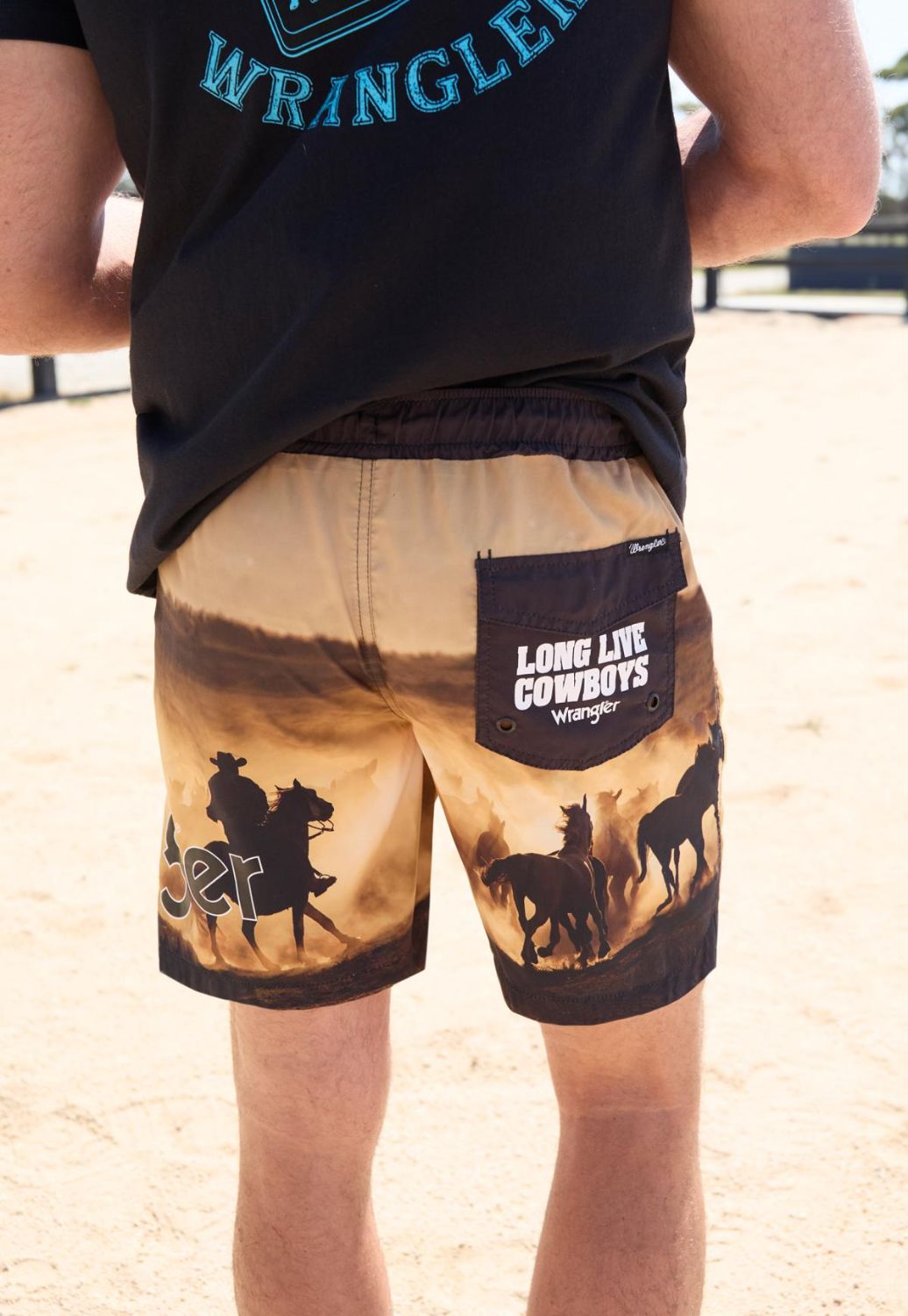 Wrangler Mens Eddie Board Short