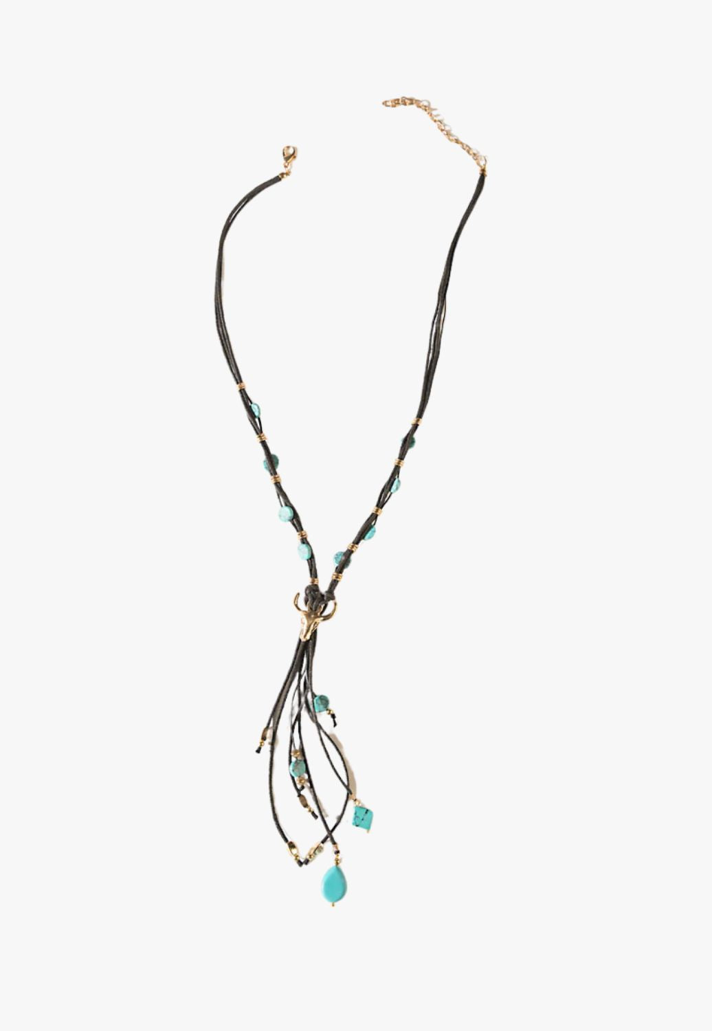 Myra Bullseye Moonstone Necklace