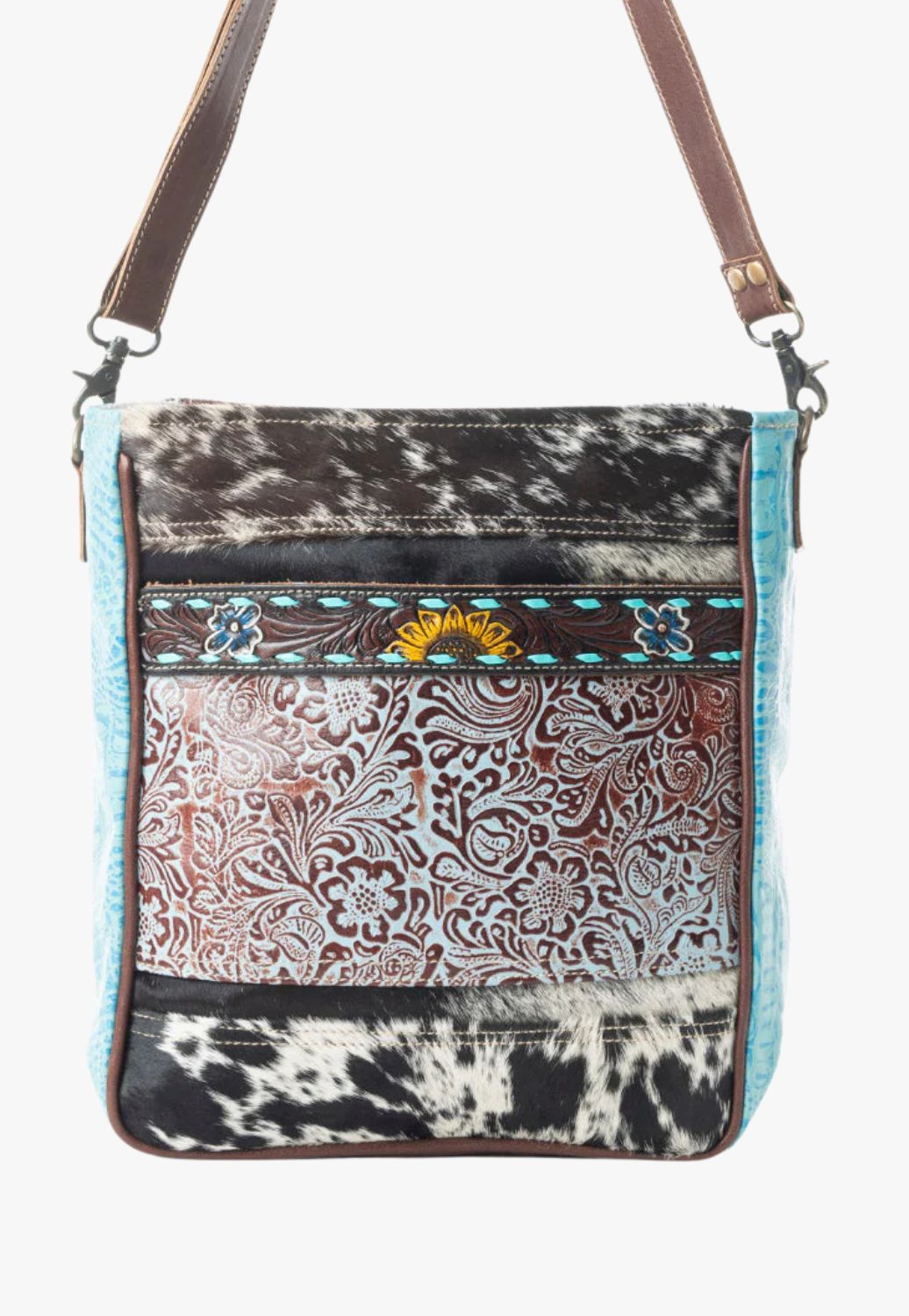 Myra Soham Leather & Hairon Bag