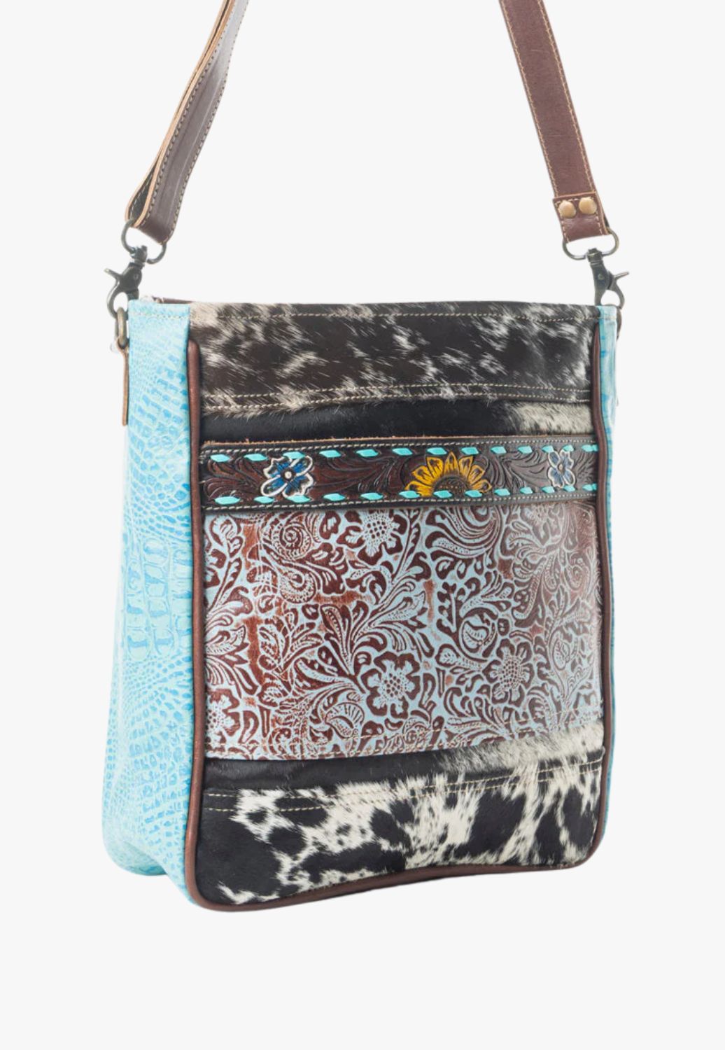 Myra Soham Leather & Hairon Bag