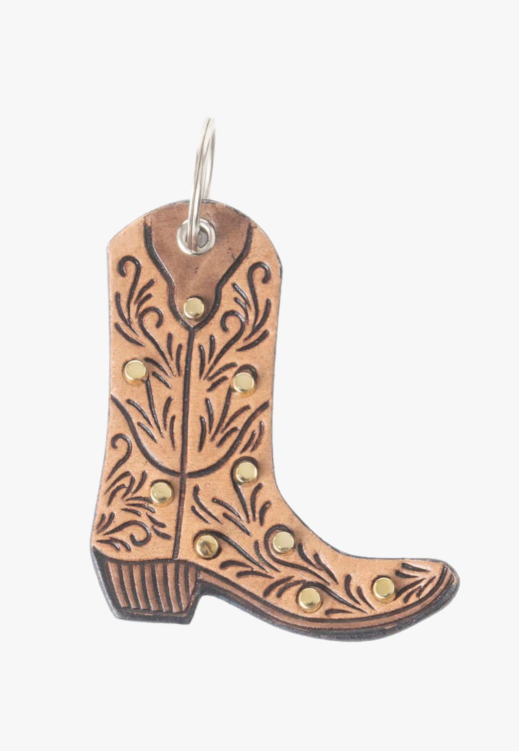 Myra Saddleblossom Leather Key Fob