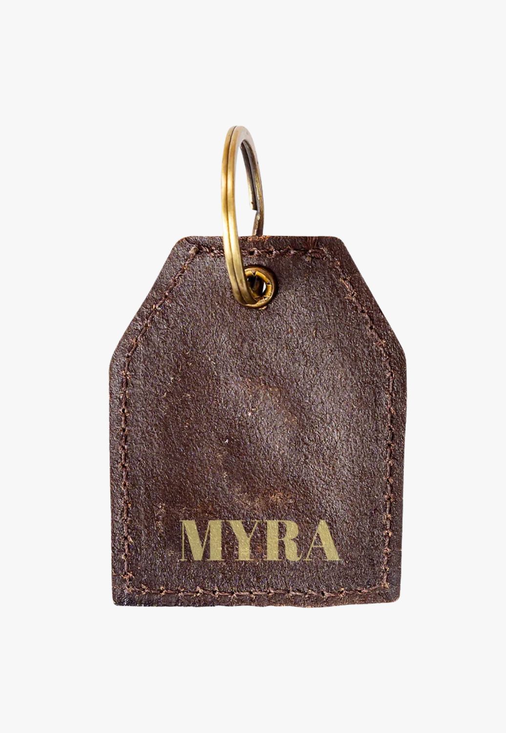 Myra Rising Blooms Hand Tooled Key Fob