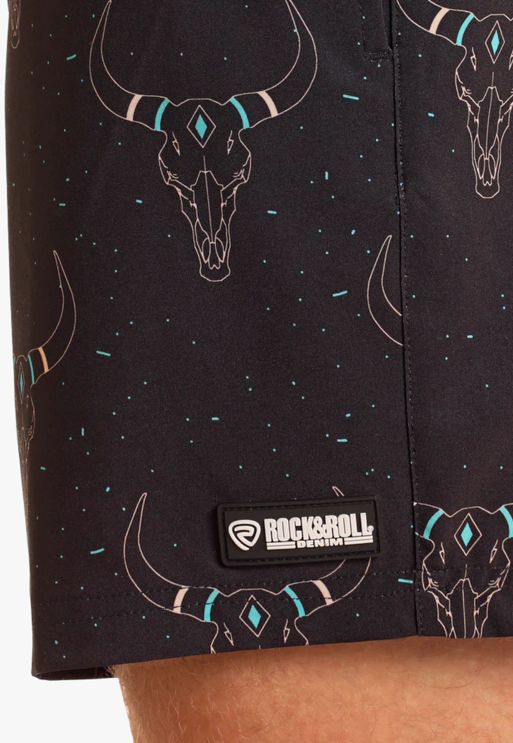 Rock and Roll Mens Longhorn Swim Volley Board Shorts