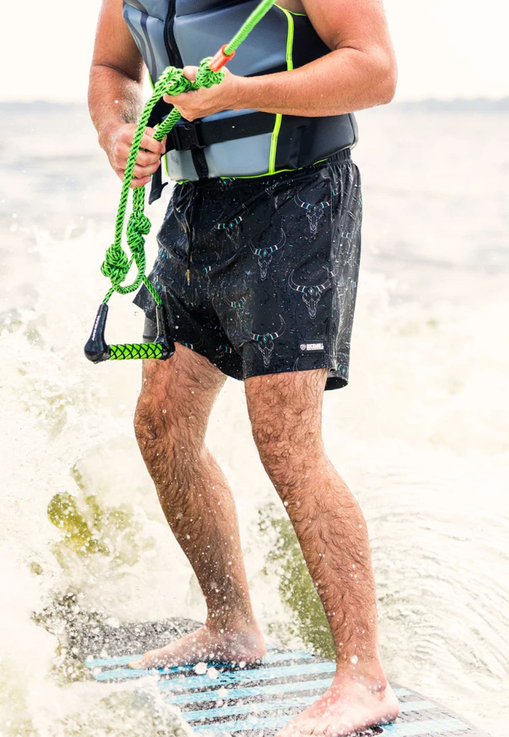 Rock and Roll Mens Longhorn Swim Volley Board Shorts