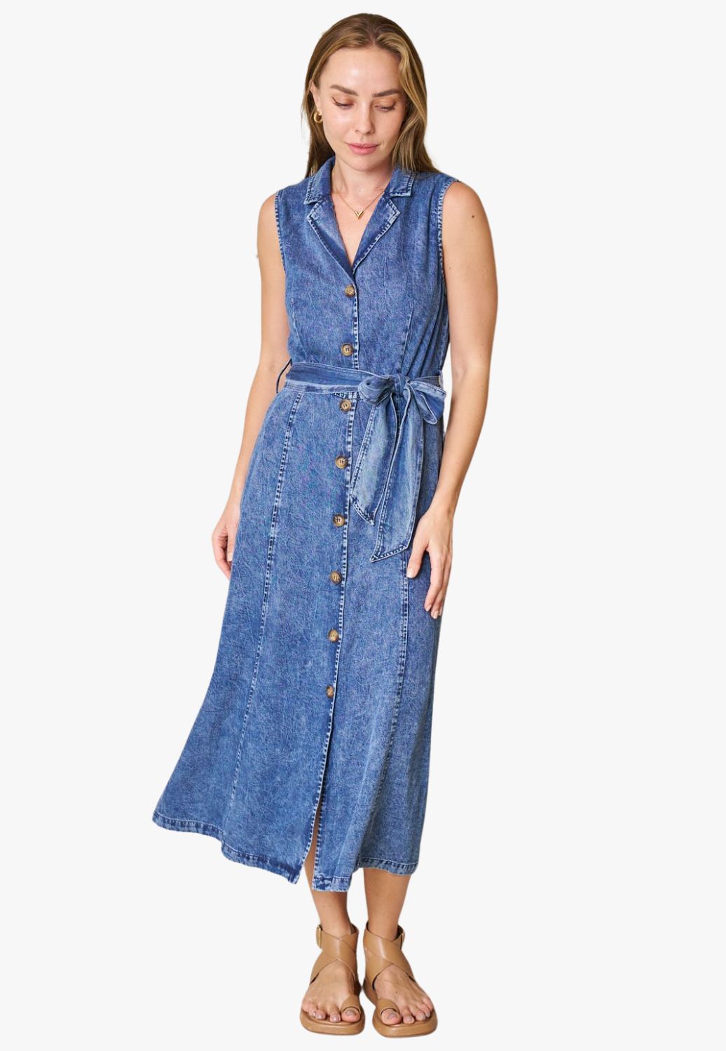 Valeria Label Womens Hamish Denim Dress