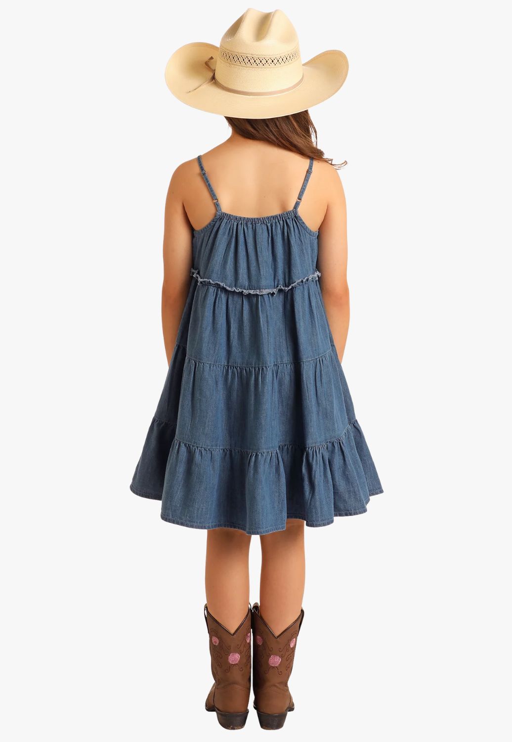 Rock and Roll Girls Denim Dress