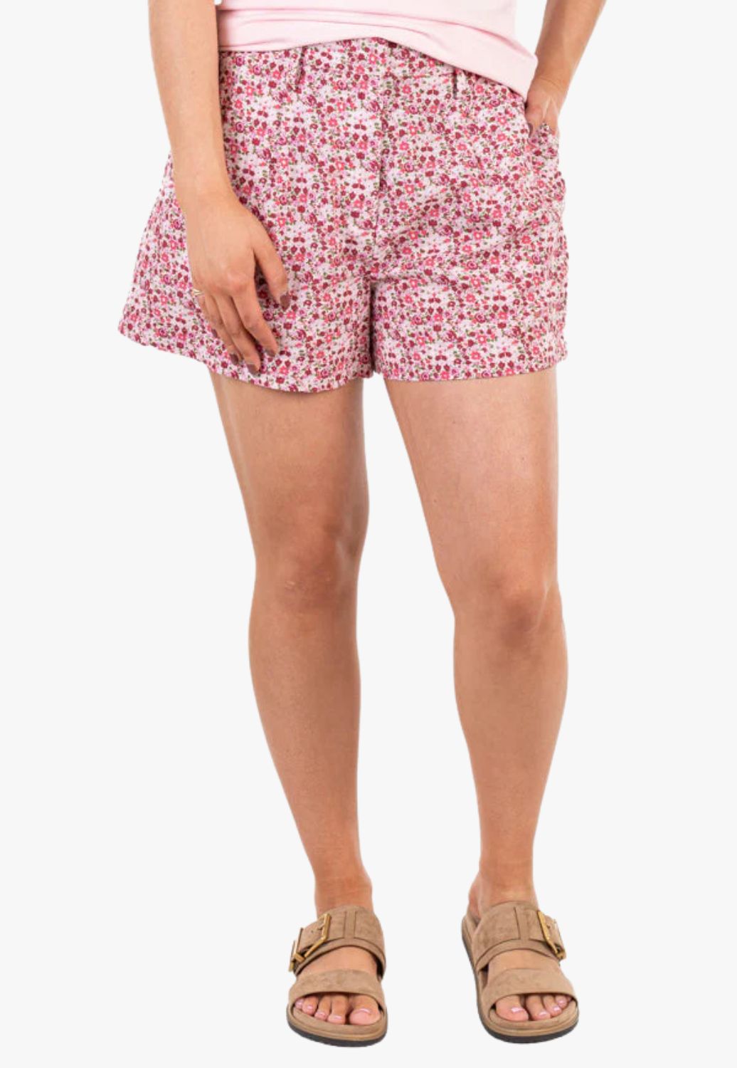 Hitchley & Harrow Womens Linen Shorts