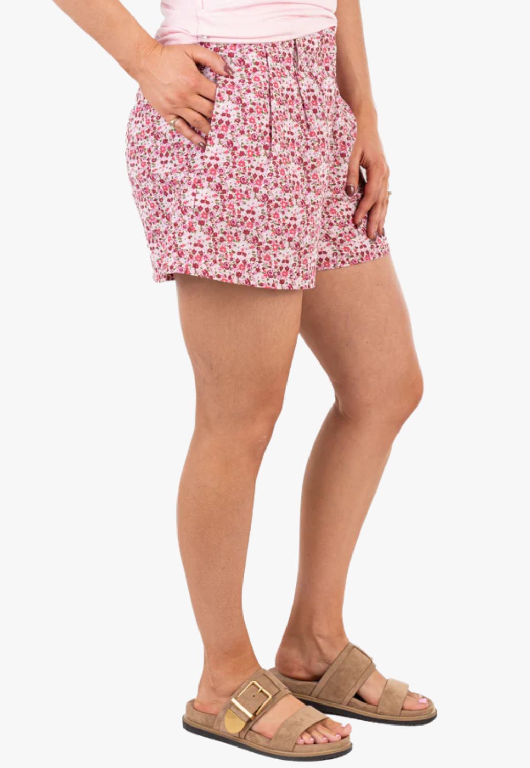 Hitchley & Harrow Womens Linen Shorts