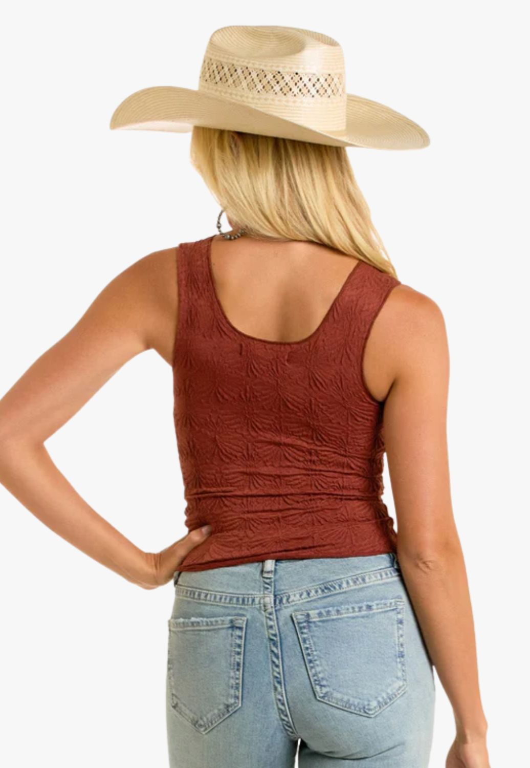 Rock and Roll Womens Knit Tank Top