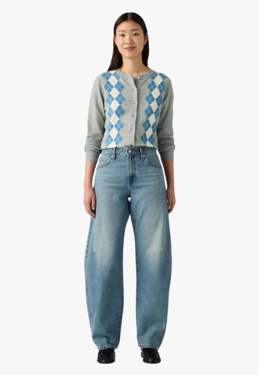 Levi Womens Baggy Dad Barrel Jeans