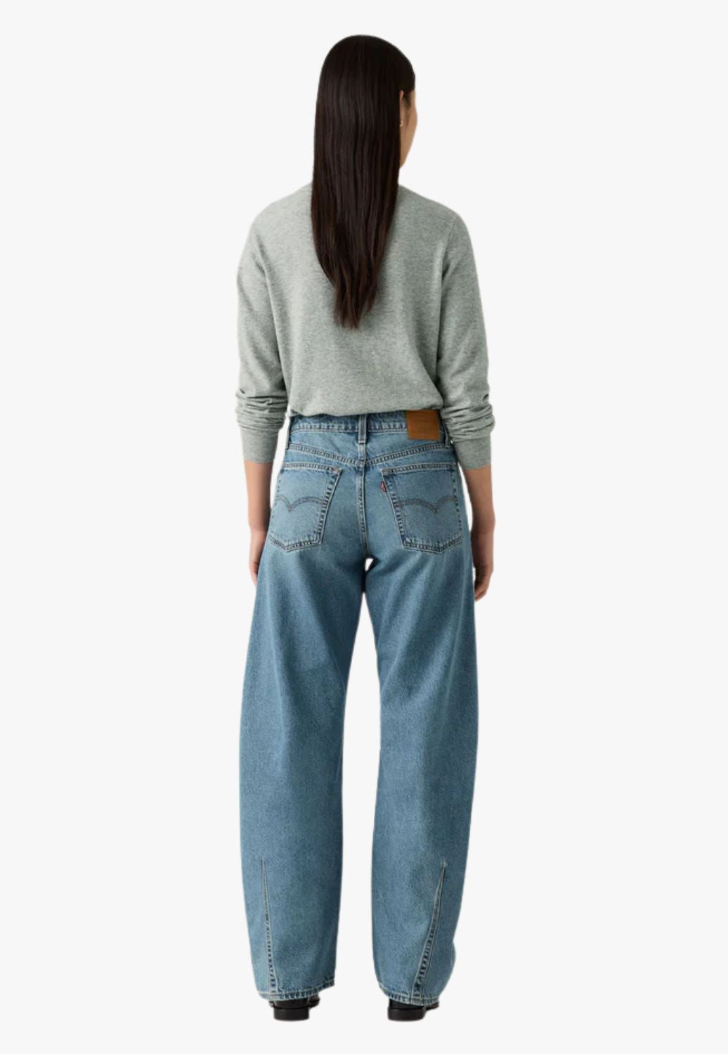 Levi Womens Baggy Dad Barrel Jeans