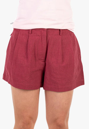 Hitchley & Harrow Womens Linen Shorts