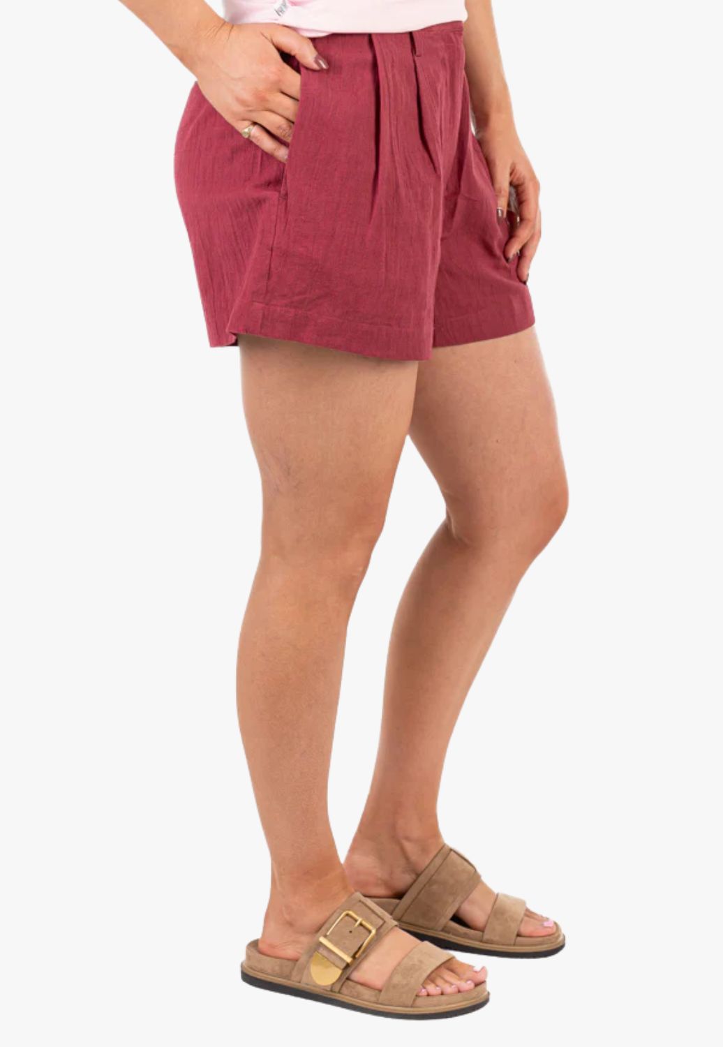 Hitchley & Harrow Womens Linen Shorts