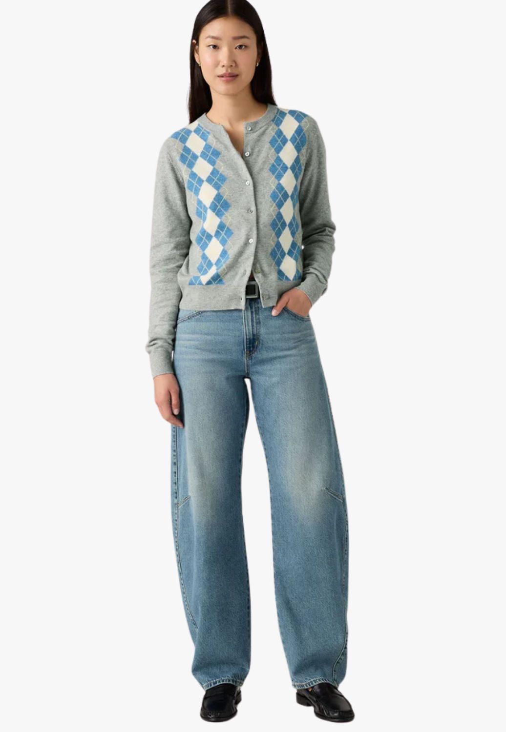 Levi Womens Baggy Dad Barrel Jeans