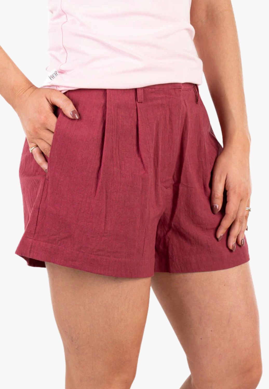 Hitchley & Harrow Womens Linen Shorts