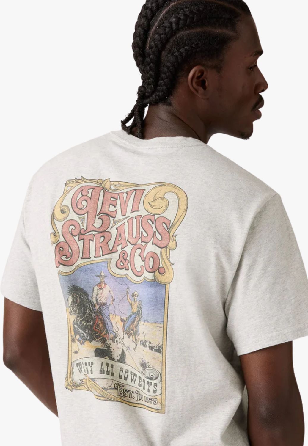 Levi Mens Relaxed Graphic T-Shirt