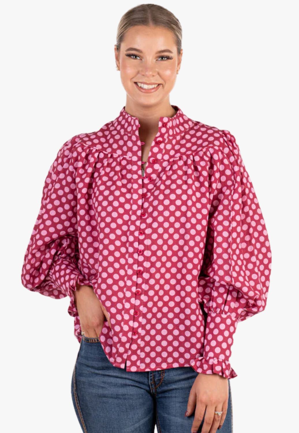 Hitchley & Harrow Womens Linen Blouse