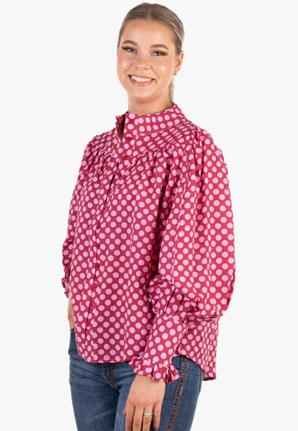 Hitchley & Harrow Womens Linen Blouse