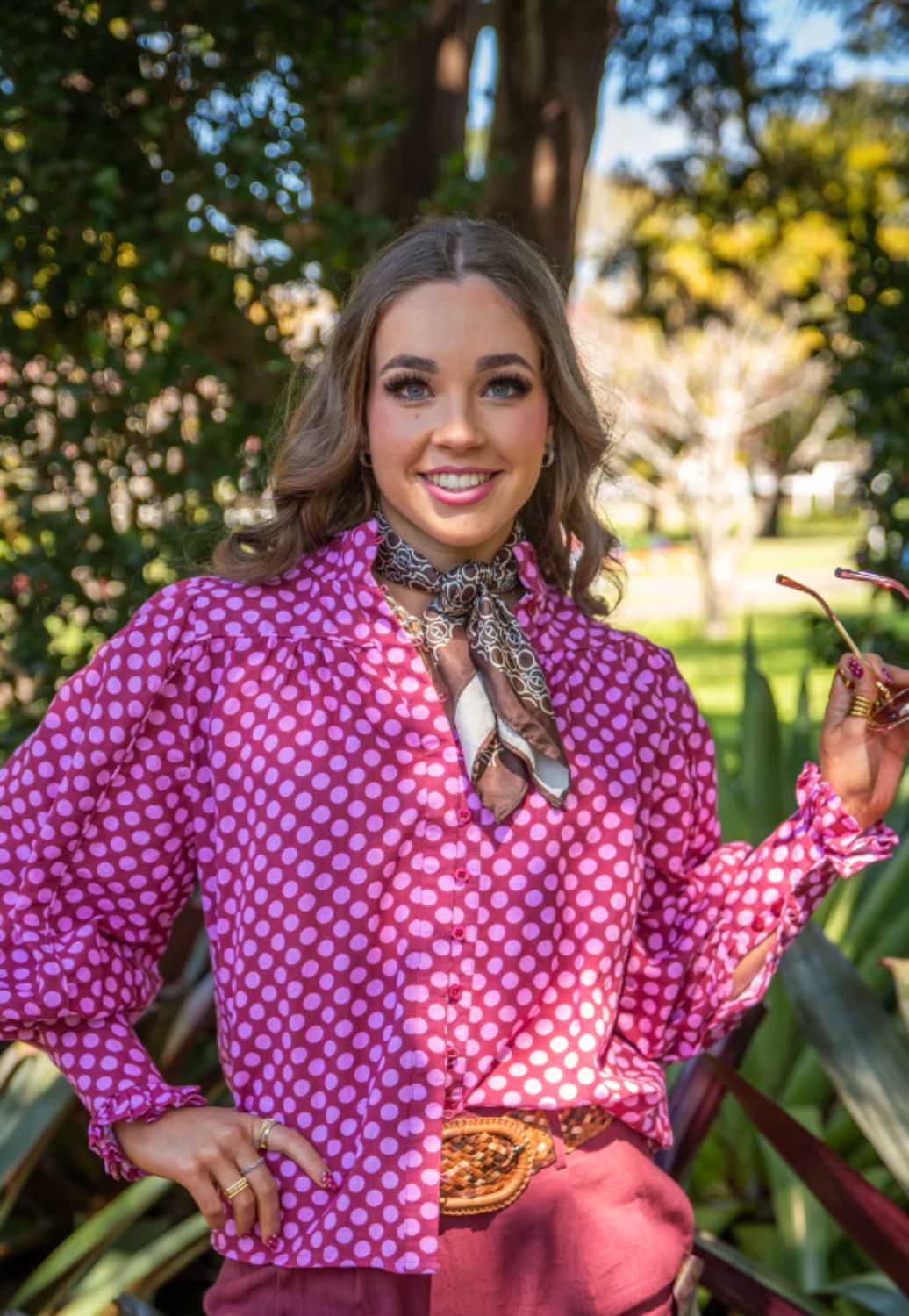 Hitchley & Harrow Womens Linen Blouse