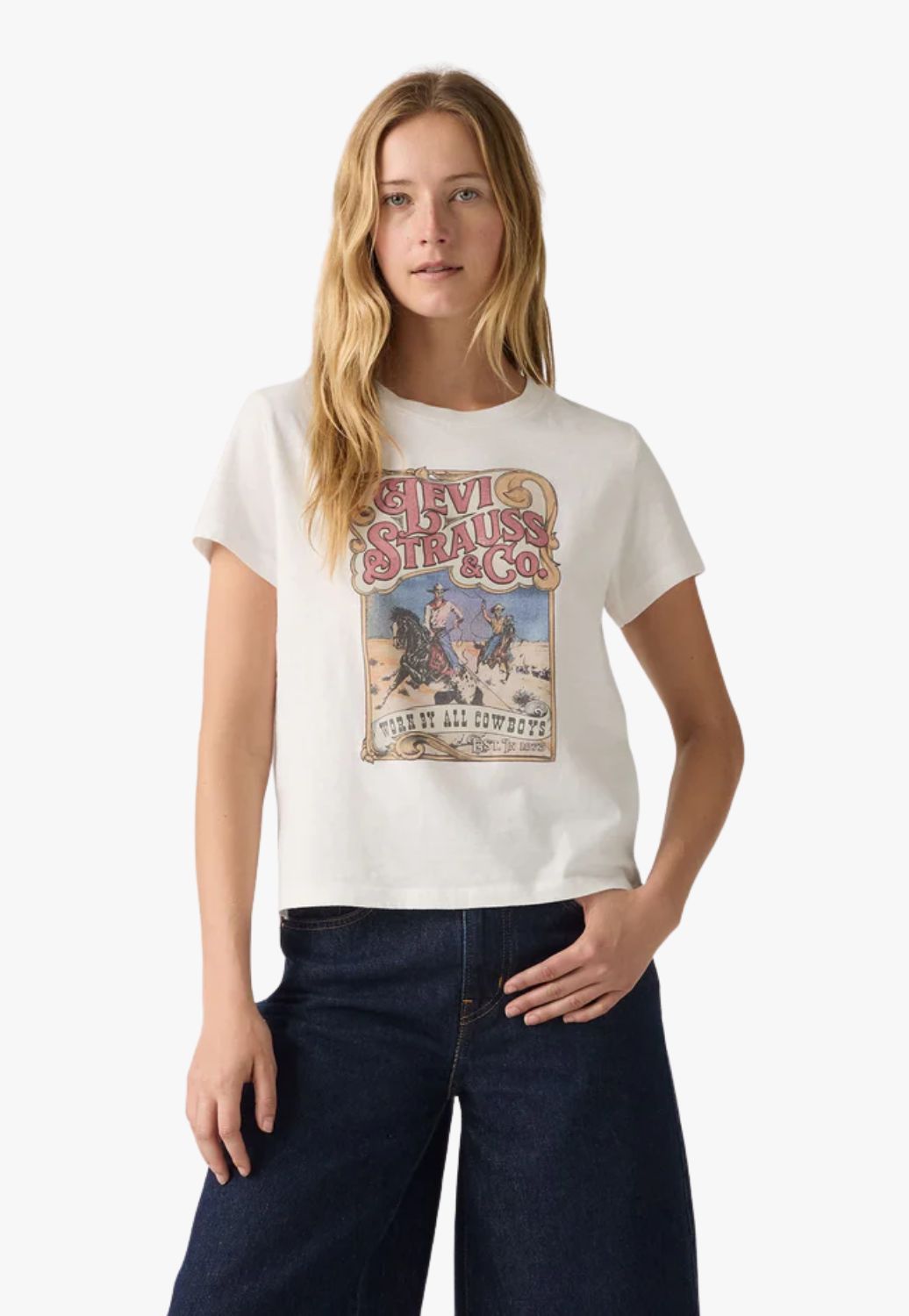 Levi Womens Graphic Boxy T-Shirt