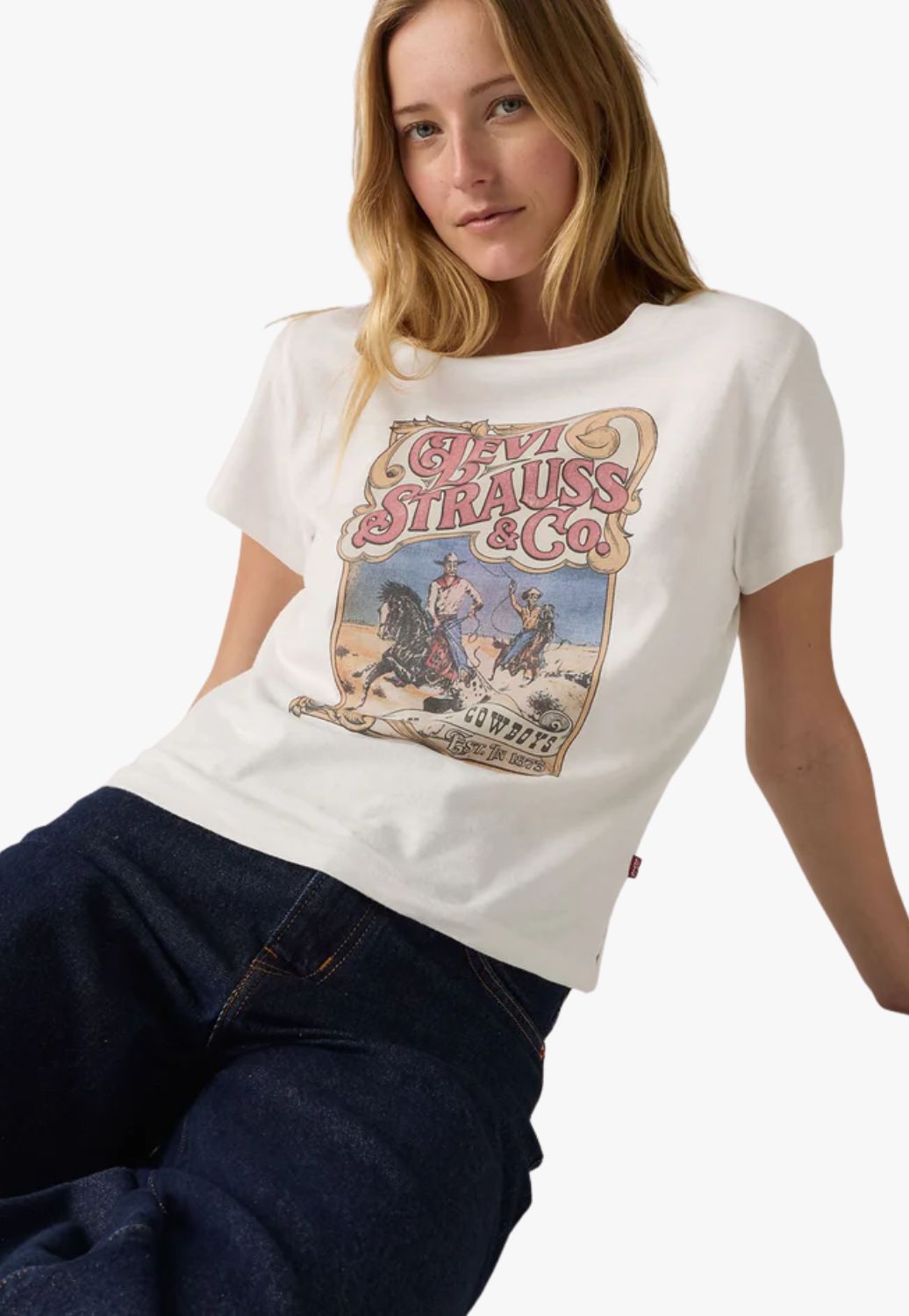 Levi Womens Graphic Boxy T-Shirt