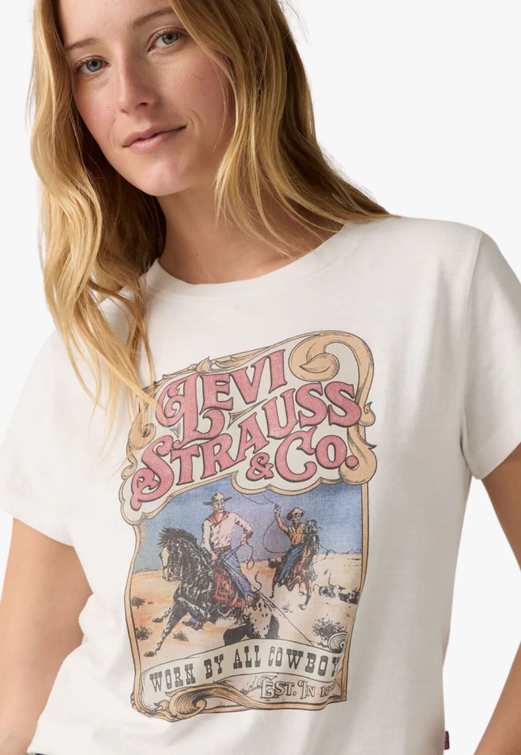 Levi Womens Graphic Boxy T-Shirt