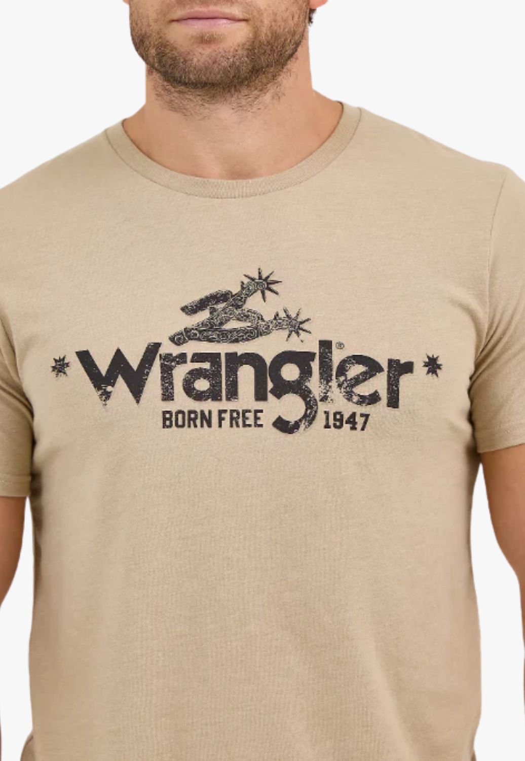 Wrangler Mens Born Free T-Shirt