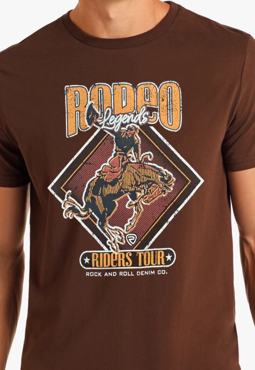 Rock and Roll Unisex Bucking Bronco Graphic T-Shirt