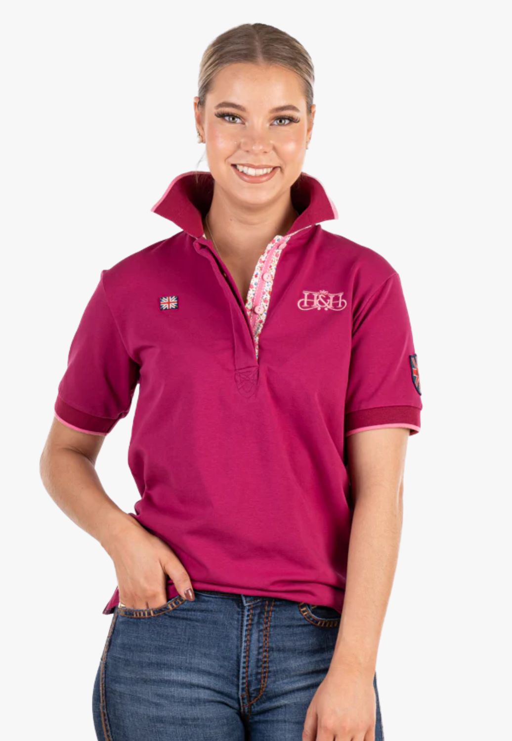 Hitchley & Harrow Womens Loose Fit Polo