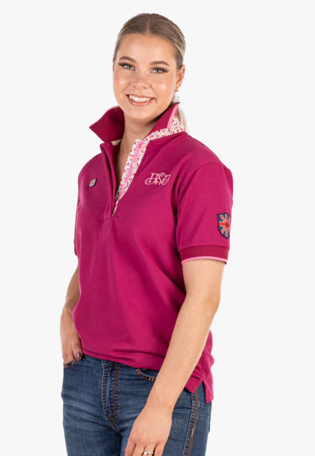 Hitchley & Harrow Womens Loose Fit Polo