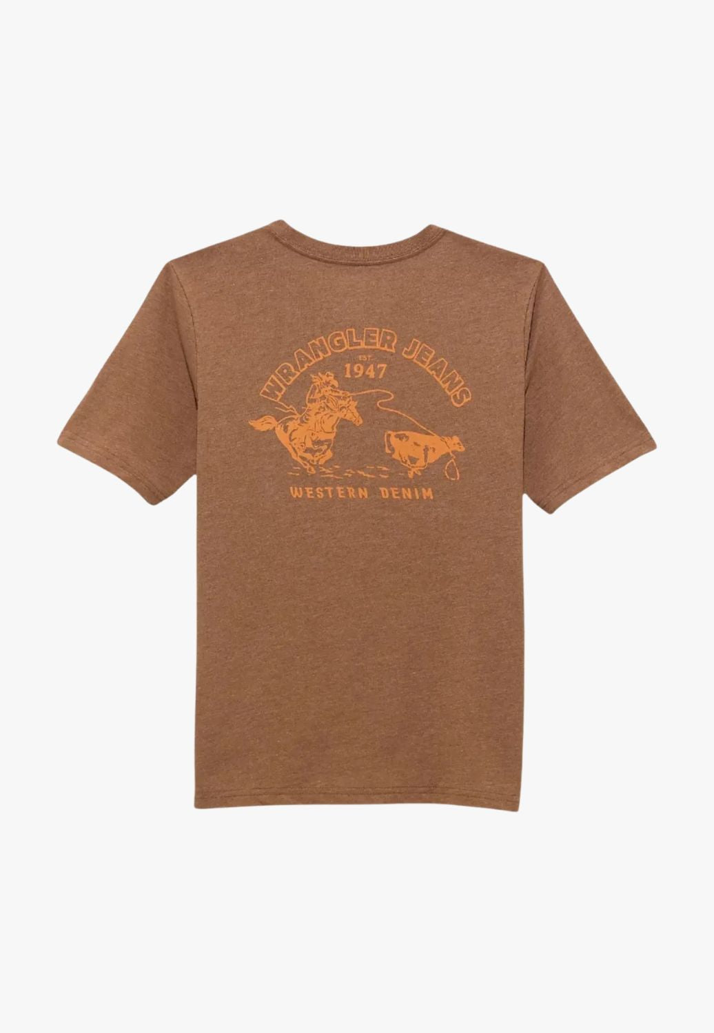 Wrangler Boys Cacao Calf Roping T-Shirt