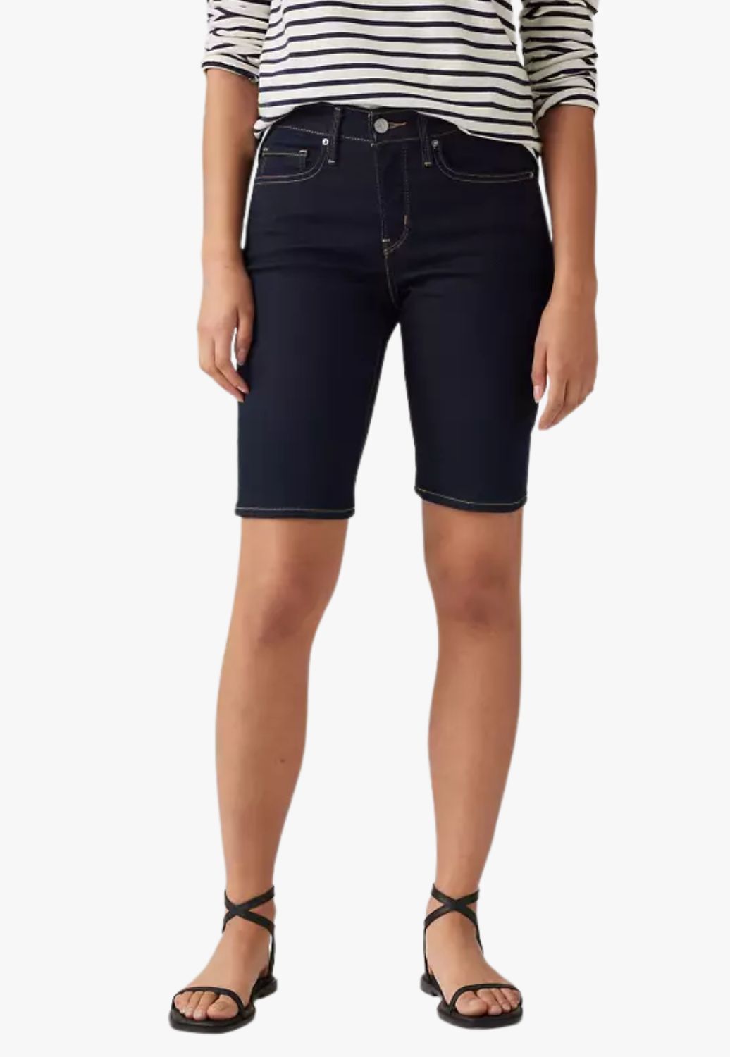 Levis Womens Shaping Bermuda Shorts